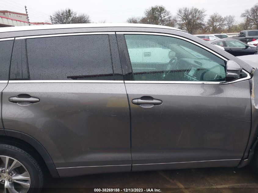 2015 TOYOTA HIGHLANDER XLE V6 - 5TDKKRFH7FS090371
