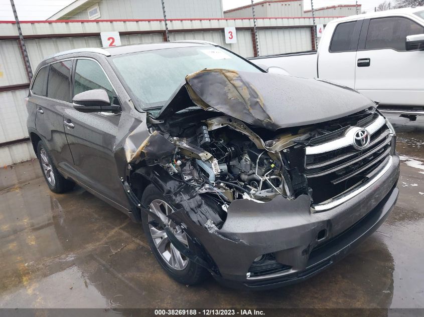 2015 TOYOTA HIGHLANDER XLE V6 - 5TDKKRFH7FS090371