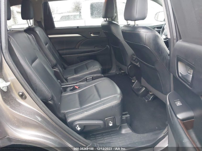 2015 TOYOTA HIGHLANDER XLE V6 - 5TDKKRFH7FS090371