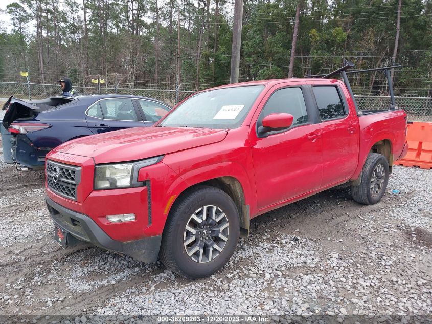 2022 NISSAN FRONTIER SV - 1N6ED1EJ0NN649922