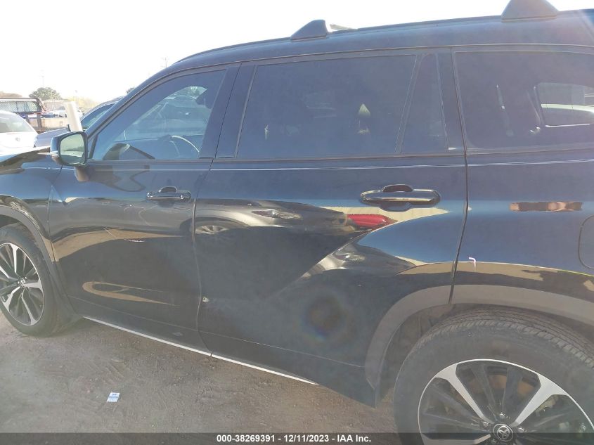 2022 TOYOTA HIGHLANDER XSE - 5TDLZRAH1NS094647