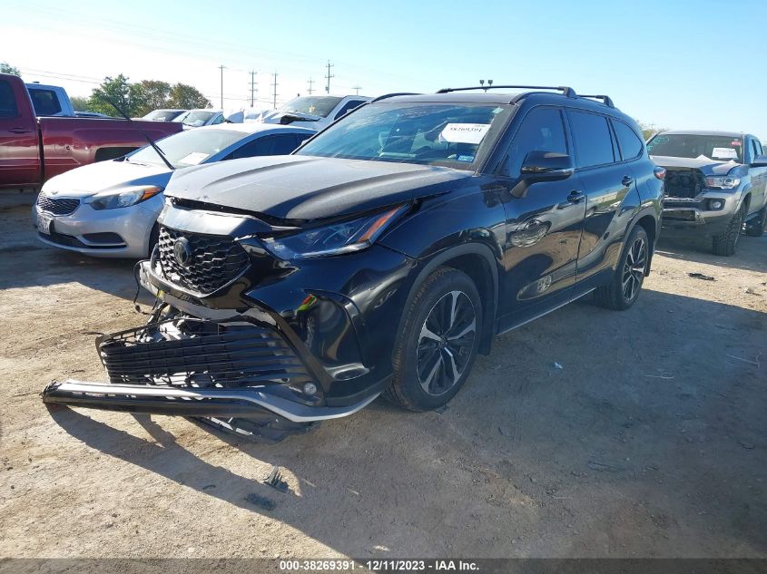 2022 TOYOTA HIGHLANDER XSE - 5TDLZRAH1NS094647