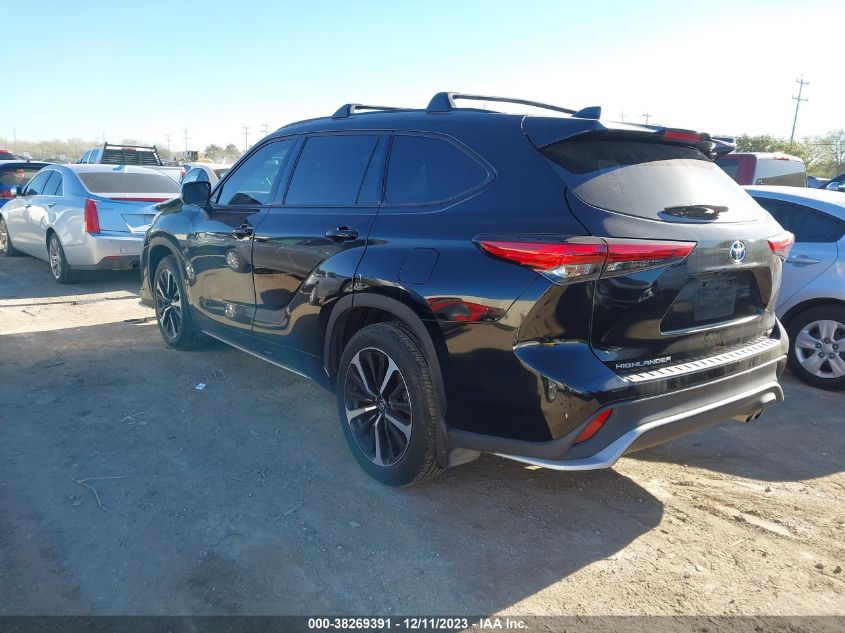 2022 TOYOTA HIGHLANDER XSE - 5TDLZRAH1NS094647