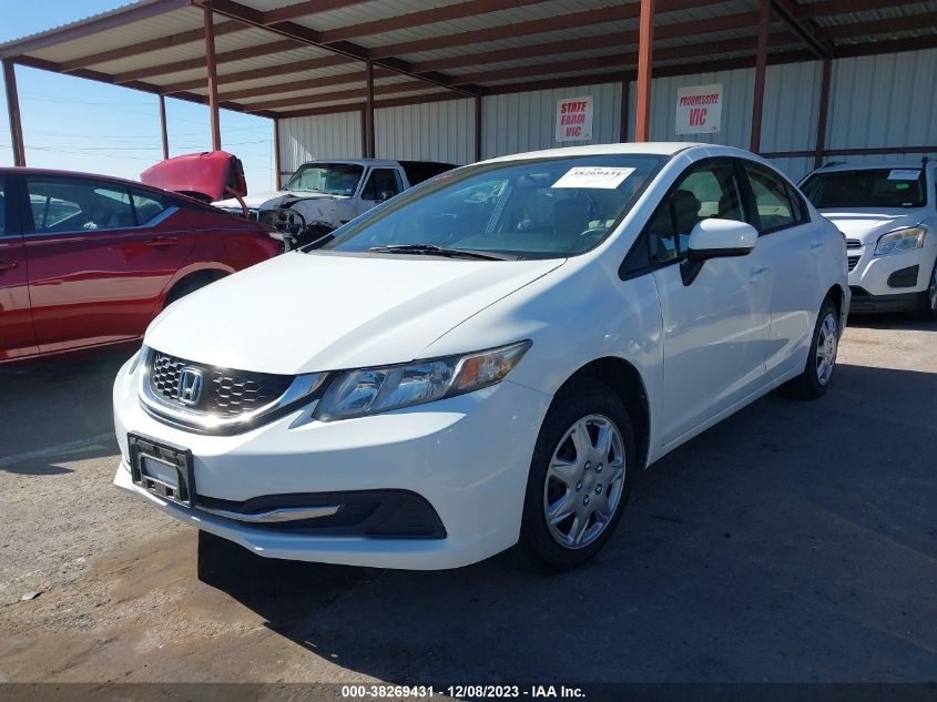 2014 HONDA CIVIC LX - 19XFB2F54EE227645