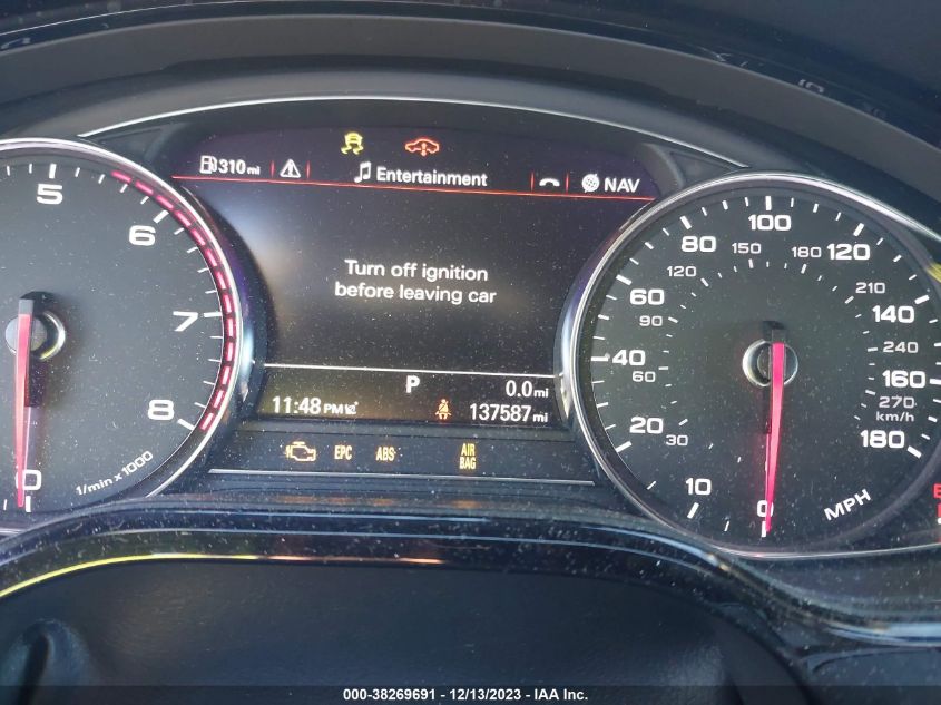 2013 AUDI A8 L 4.0T - WAUR2AFD7DN014940