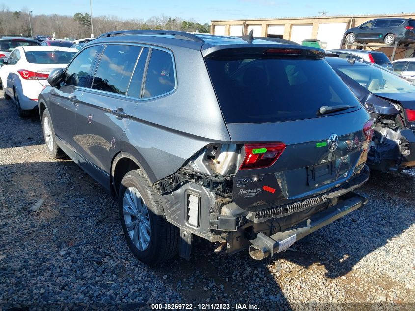 VIN 3VV2B7AX0JM016335 2018 VOLKSWAGEN TIGUAN 2.0T SE/2.0T SEL