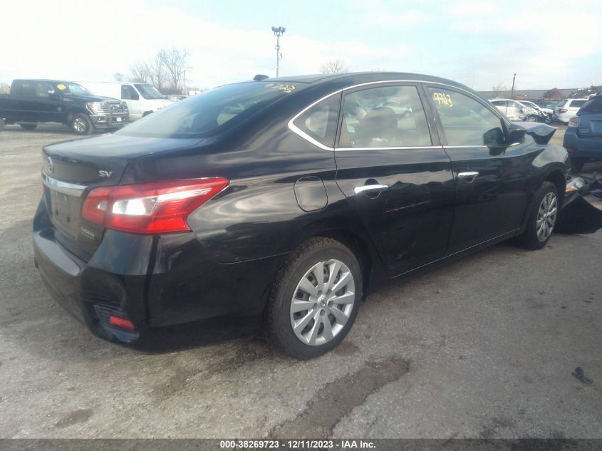 VIN 3N1AB7AP0HL705255 2017 NISSAN SENTRA SV
