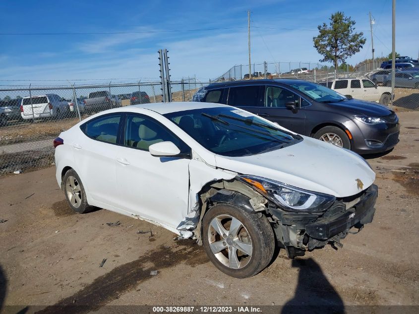 2015 HYUNDAI ELANTRA SE/SPORT/LIMITED - 5NPDH4AE6FH638986