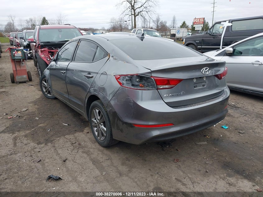 VIN 5NPD84LF9JH391364 2018 HYUNDAI ELANTRA SEL/VALUE/LIMITED
