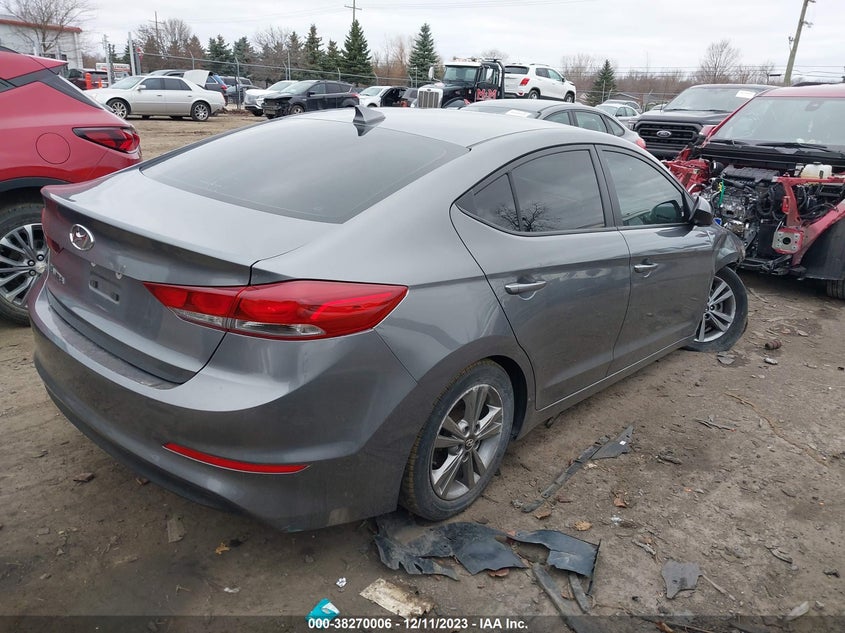 VIN 5NPD84LF9JH391364 2018 HYUNDAI ELANTRA SEL/VALUE/LIMITED