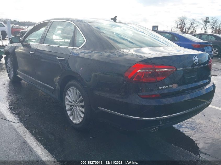 2017 VOLKSWAGEN PASSAT SE - 1VWBT7A38HC022501