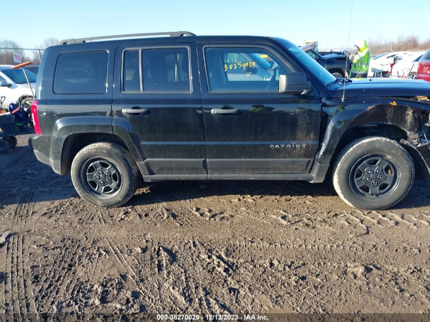 2015 JEEP PATRIOT SPORT - 1C4NJRBB8FD183820