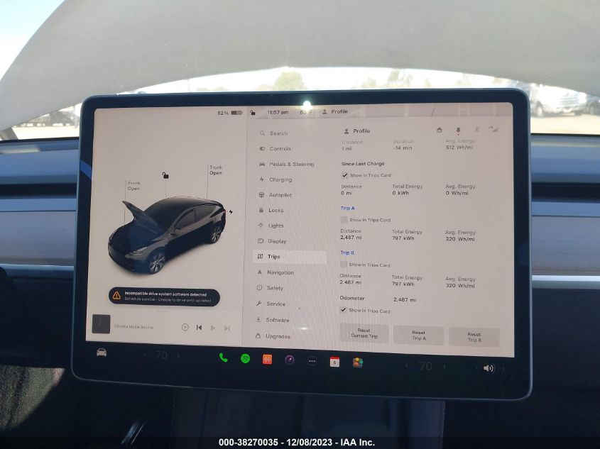 2023 TESLA MODEL Y - 7SAYGDEE0PE748420
