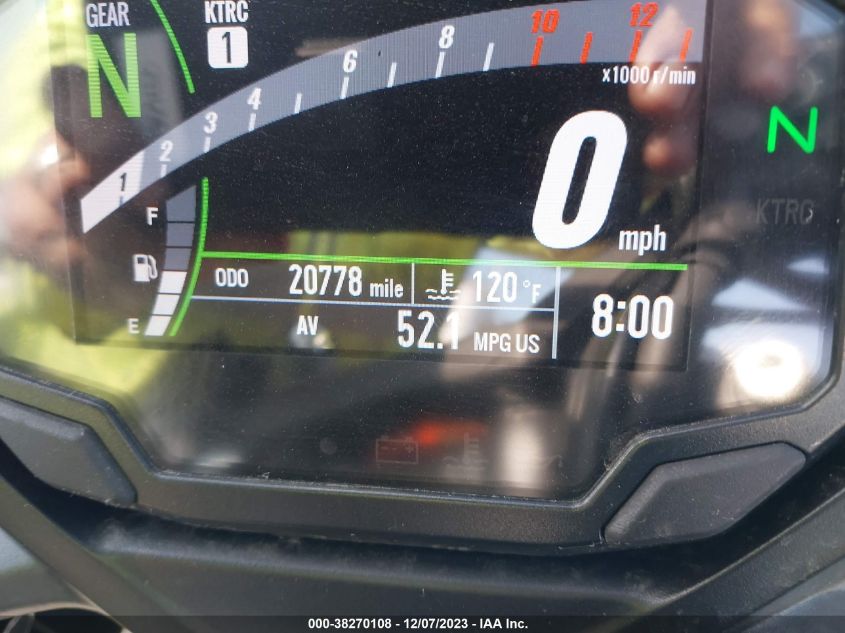 VIN ML5EXER16PDA84335 2023 KAWASAKI EX650 R