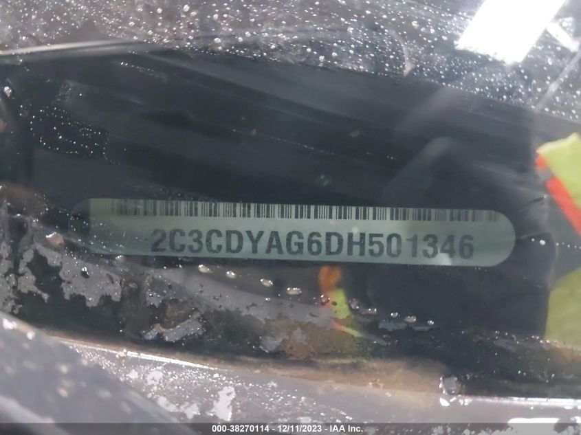2013 DODGE CHALLENGER SXT - 2C3CDYAG6DH501346