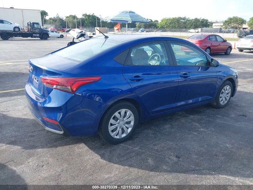VIN 3KPC24A66ME137166 2021 HYUNDAI ACCENT SE/SEL