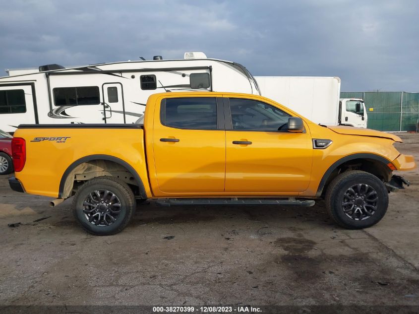 VIN 1FTER4FH7MLD87067 2021 FORD RANGER XLT