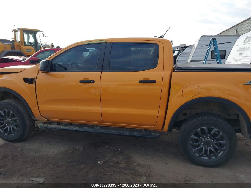 VIN 1FTER4FH7MLD87067 2021 FORD RANGER XLT
