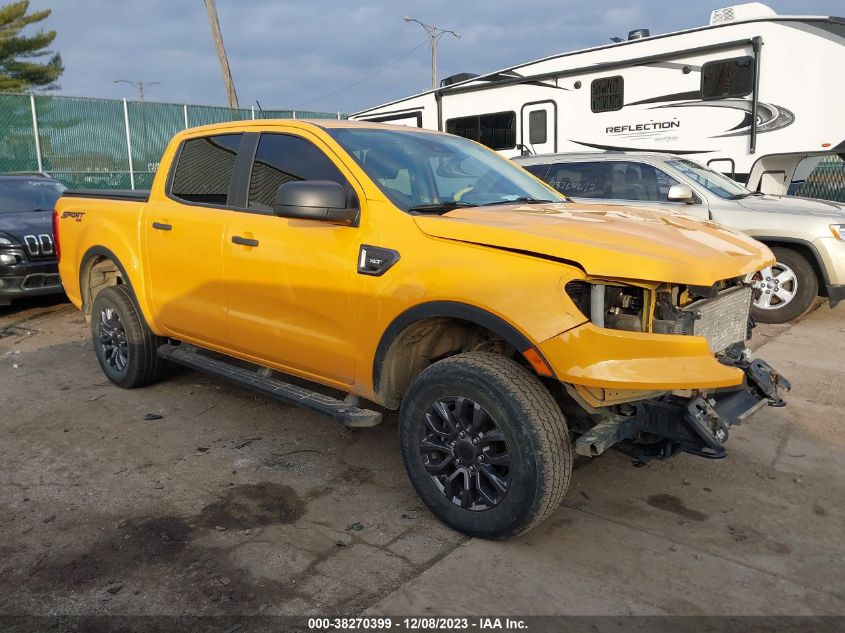VIN 1FTER4FH7MLD87067 2021 FORD RANGER XLT