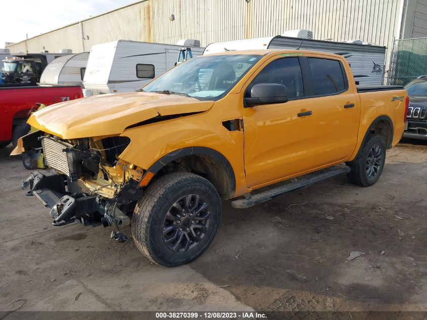 VIN 1FTER4FH7MLD87067 2021 FORD RANGER XLT