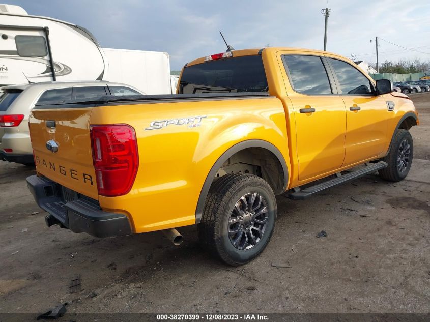 VIN 1FTER4FH7MLD87067 2021 FORD RANGER XLT