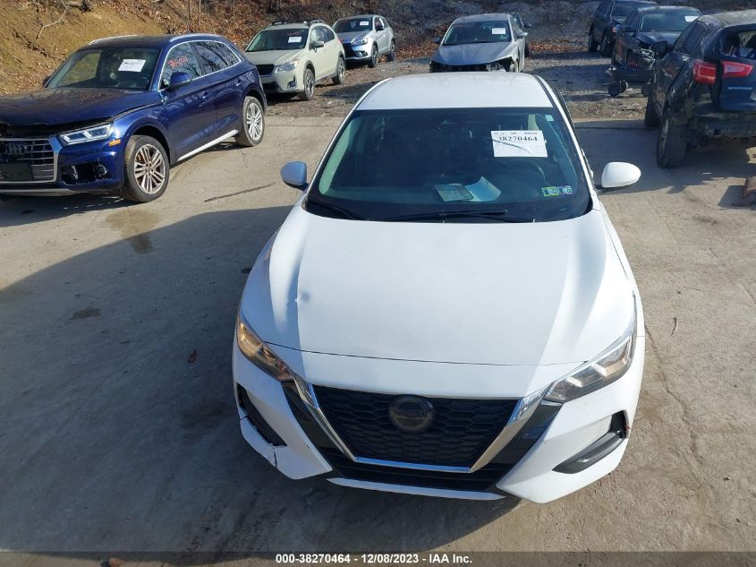 VIN 3N1AB8BV6MY296422 2021 NISSAN SENTRA S