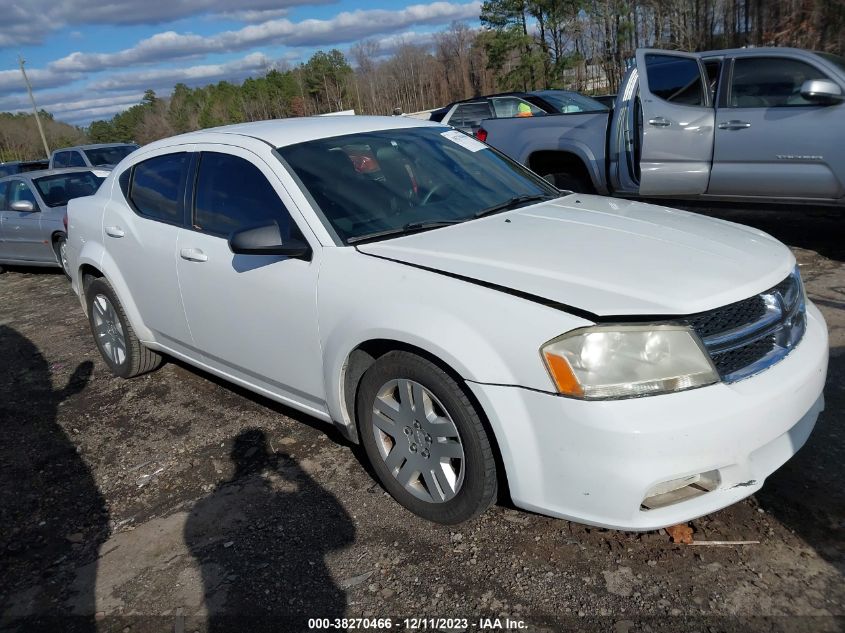 2013 DODGE AVENGER SE - 1C3CDZAB9DN526212