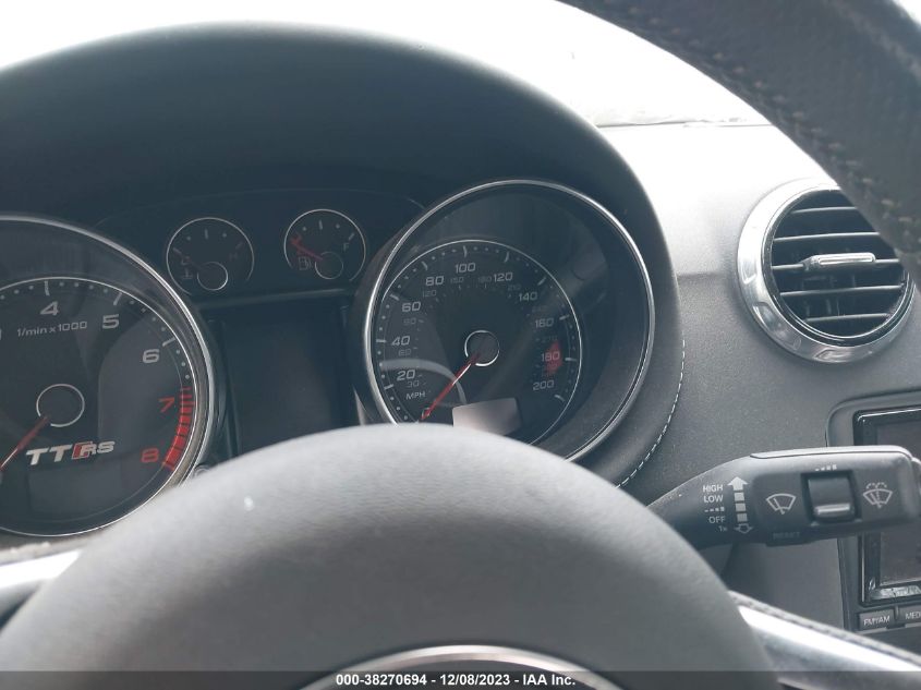 2013 AUDI TT RS 2.5 M6 NO LONGER ORDERABLE TRUB3AFK5D1901224