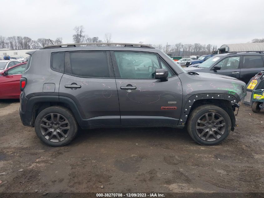 2016 JEEP RENEGADE LATITUDE - ZACCJBBT9GPC56593