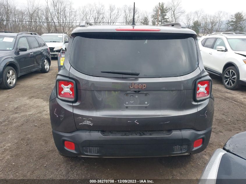 2016 JEEP RENEGADE LATITUDE - ZACCJBBT9GPC56593