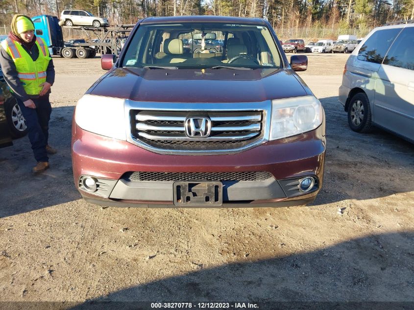 2013 HONDA PILOT EXL - 5FNYF4H50DB033628