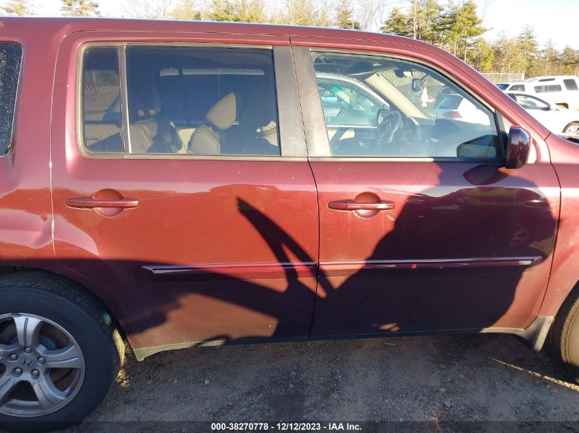 2013 HONDA PILOT EXL - 5FNYF4H50DB033628