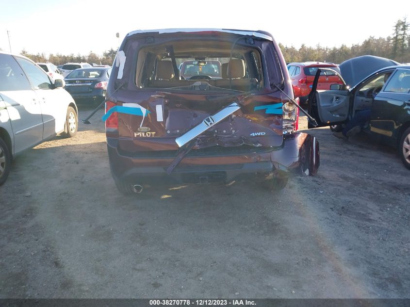 2013 HONDA PILOT EXL - 5FNYF4H50DB033628