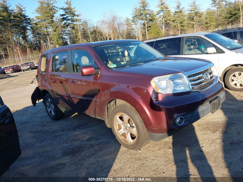 2013 HONDA PILOT EXL - 5FNYF4H50DB033628