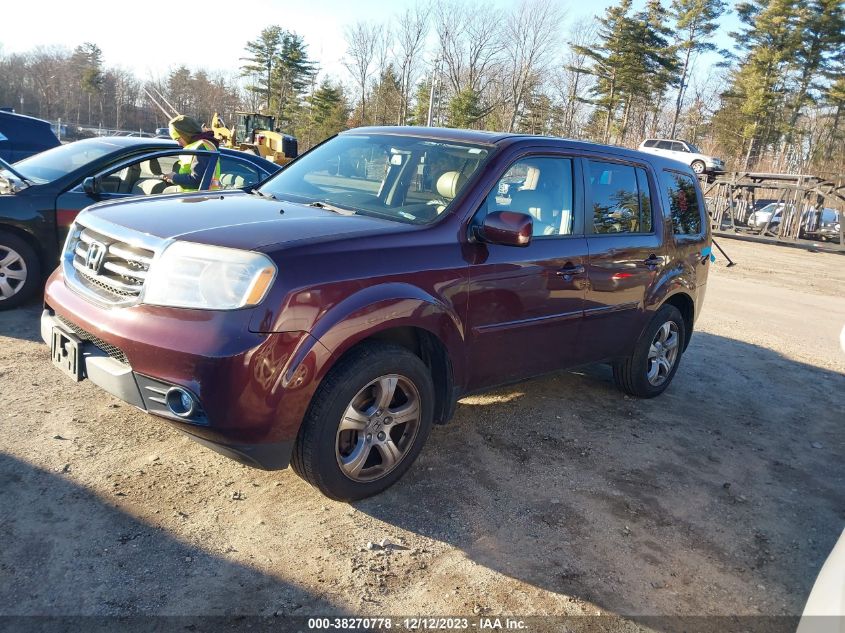 2013 HONDA PILOT EXL - 5FNYF4H50DB033628