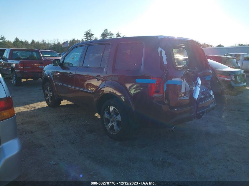2013 HONDA PILOT EXL - 5FNYF4H50DB033628