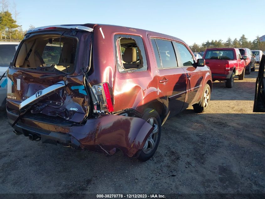 2013 HONDA PILOT EXL - 5FNYF4H50DB033628