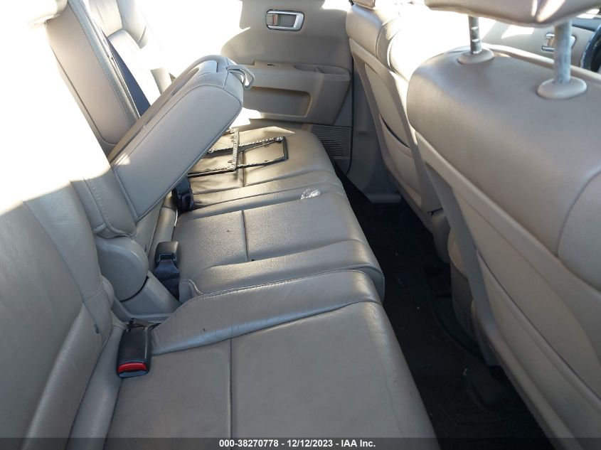 2013 HONDA PILOT EXL - 5FNYF4H50DB033628