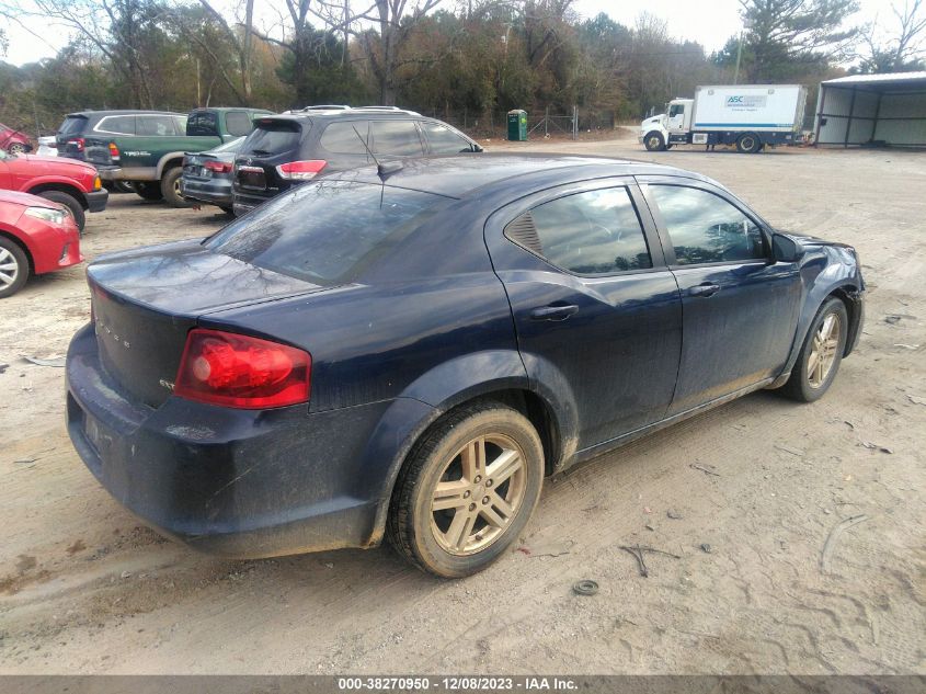 2013 DODGE AVENGER SXT - 1C3CDZCB4DN625985