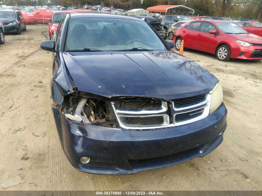 2013 DODGE AVENGER SXT - 1C3CDZCB4DN625985
