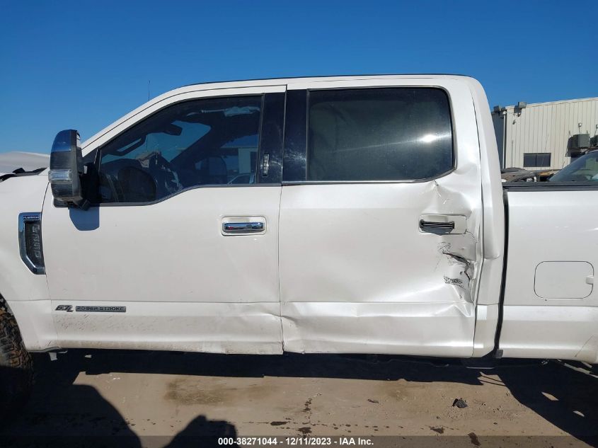 2019 FORD SUPER DUTY F-250 SRW PLATINUM - 1FT7W2BT0KED25883