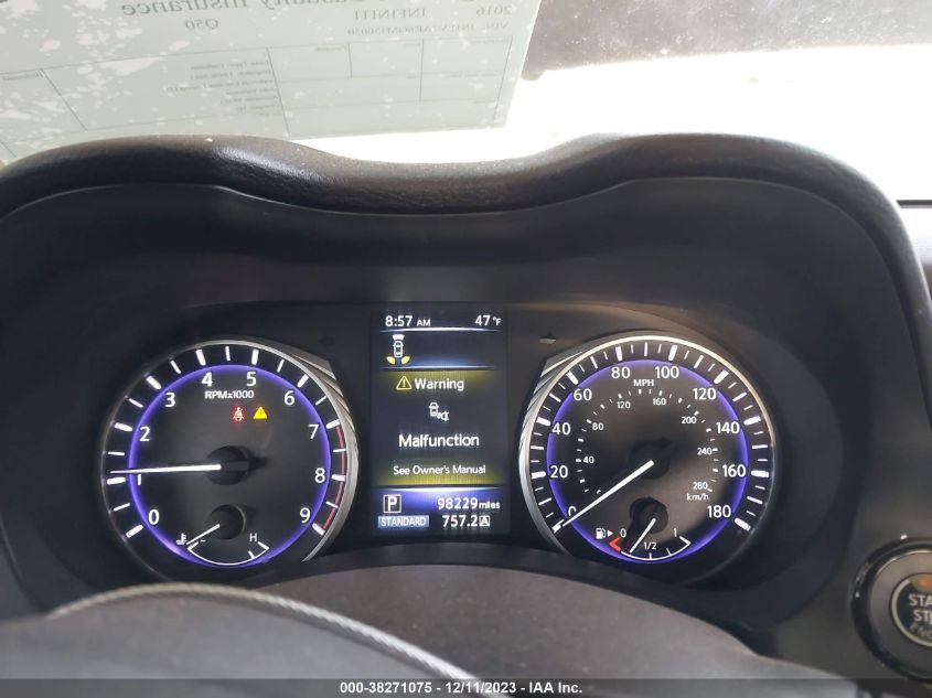 2016 INFINITI Q50 RED SPORT 400 - JN1FV7AR6GM450050