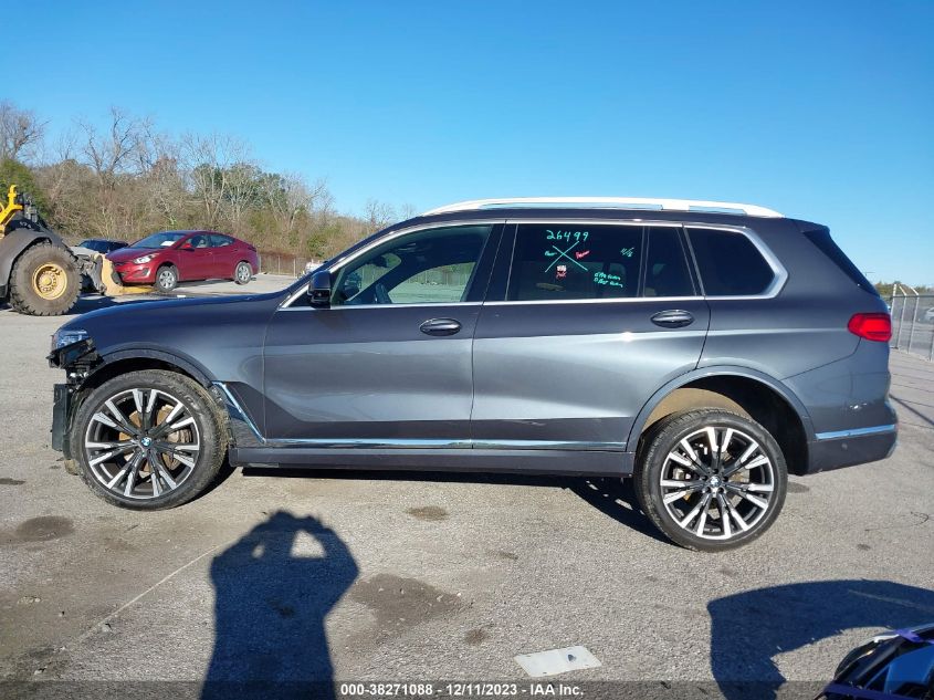 2021 BMW X7 XDRIVE40I 5UXCW2C06M9F48848