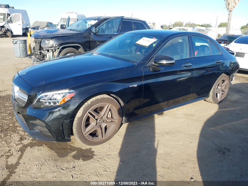 VIN 55SWF6EB1KU295635 2019 MERCEDES-BENZ AMG C 43 4MATIC