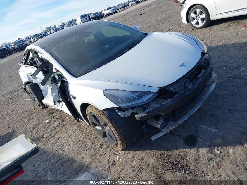 5YJ3E1EA1MF854332 TESLA MODEL 3 STANDARD RANGE PLUS 2021