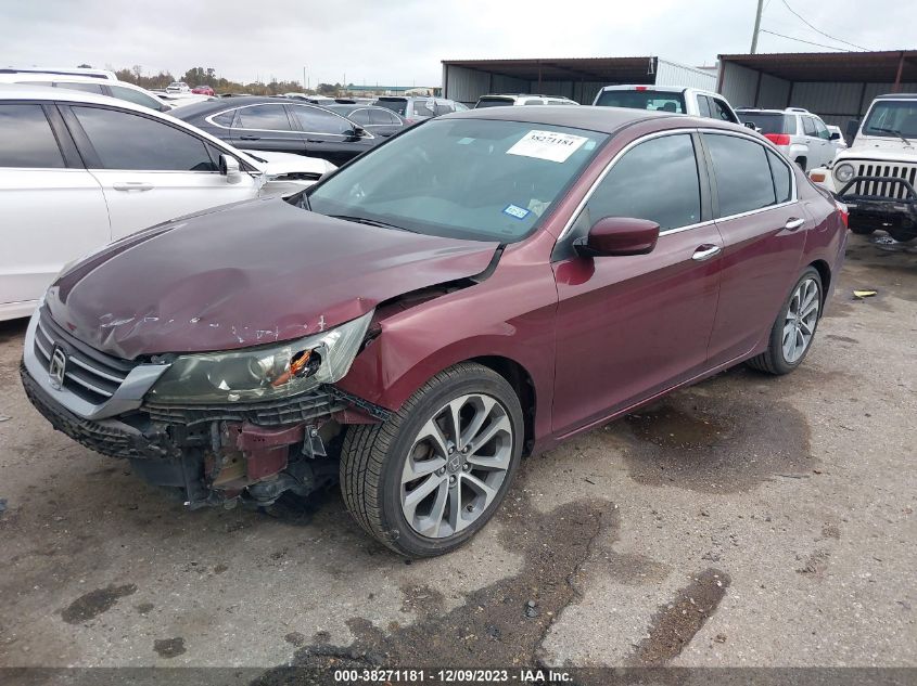 2014 HONDA ACCORD SPORT - 1HGCR2F58EA010411