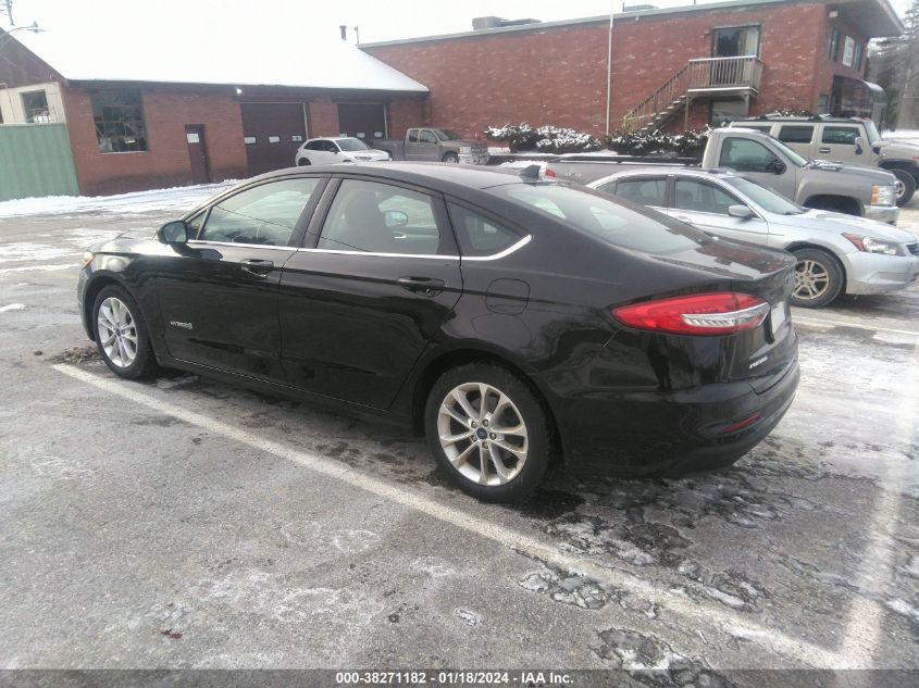 2019 FORD FUSION HYBRID SE - 3FA6P0LU8KR211217