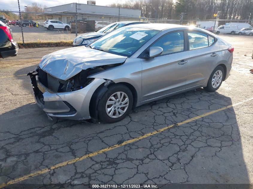 2017 HYUNDAI ELANTRA SE - 5NPD74LF5HH127605