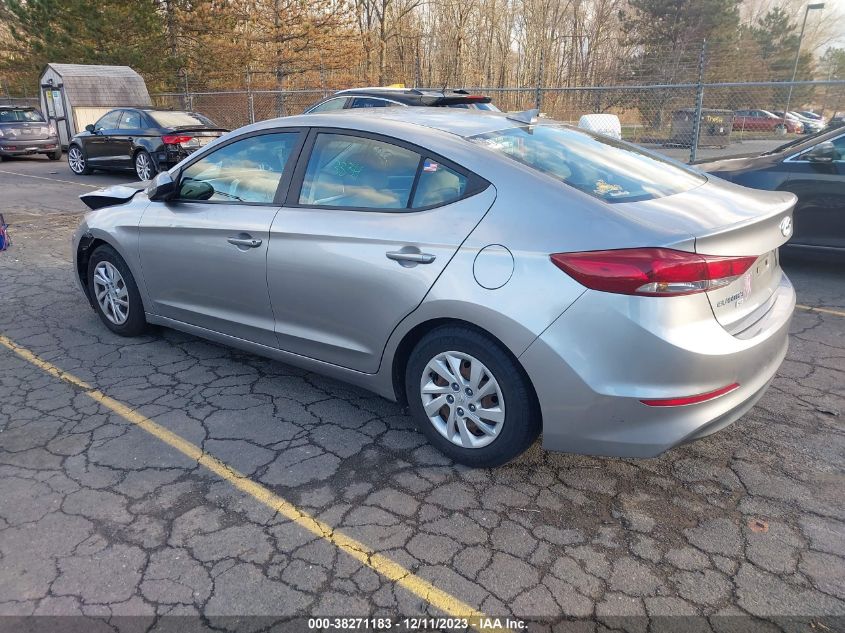 2017 HYUNDAI ELANTRA SE - 5NPD74LF5HH127605