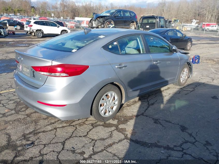 2017 HYUNDAI ELANTRA SE - 5NPD74LF5HH127605